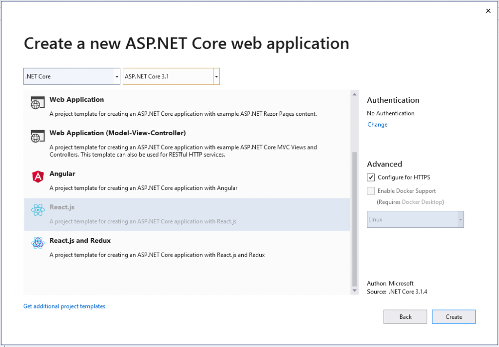 How To Create An ASP Net Core Project With React JS Wilmor S